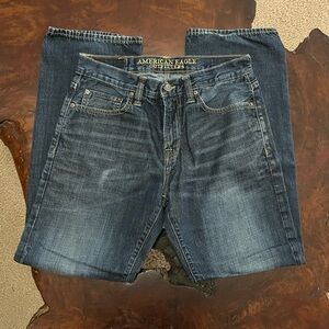 American Eagle Outfitters Blue Bootcut Relaxed Jeans